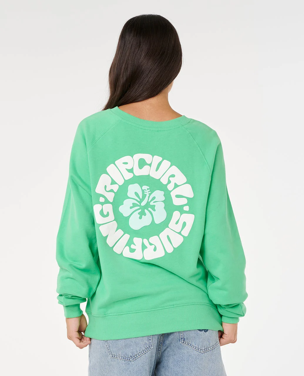 Luxe Surf Raglan Relaxed Crew - Image 5