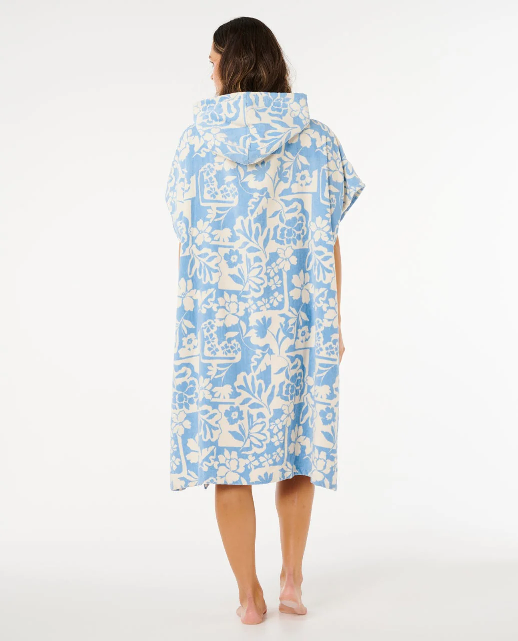 Mixed Hooded Towel Poncho - Image 3