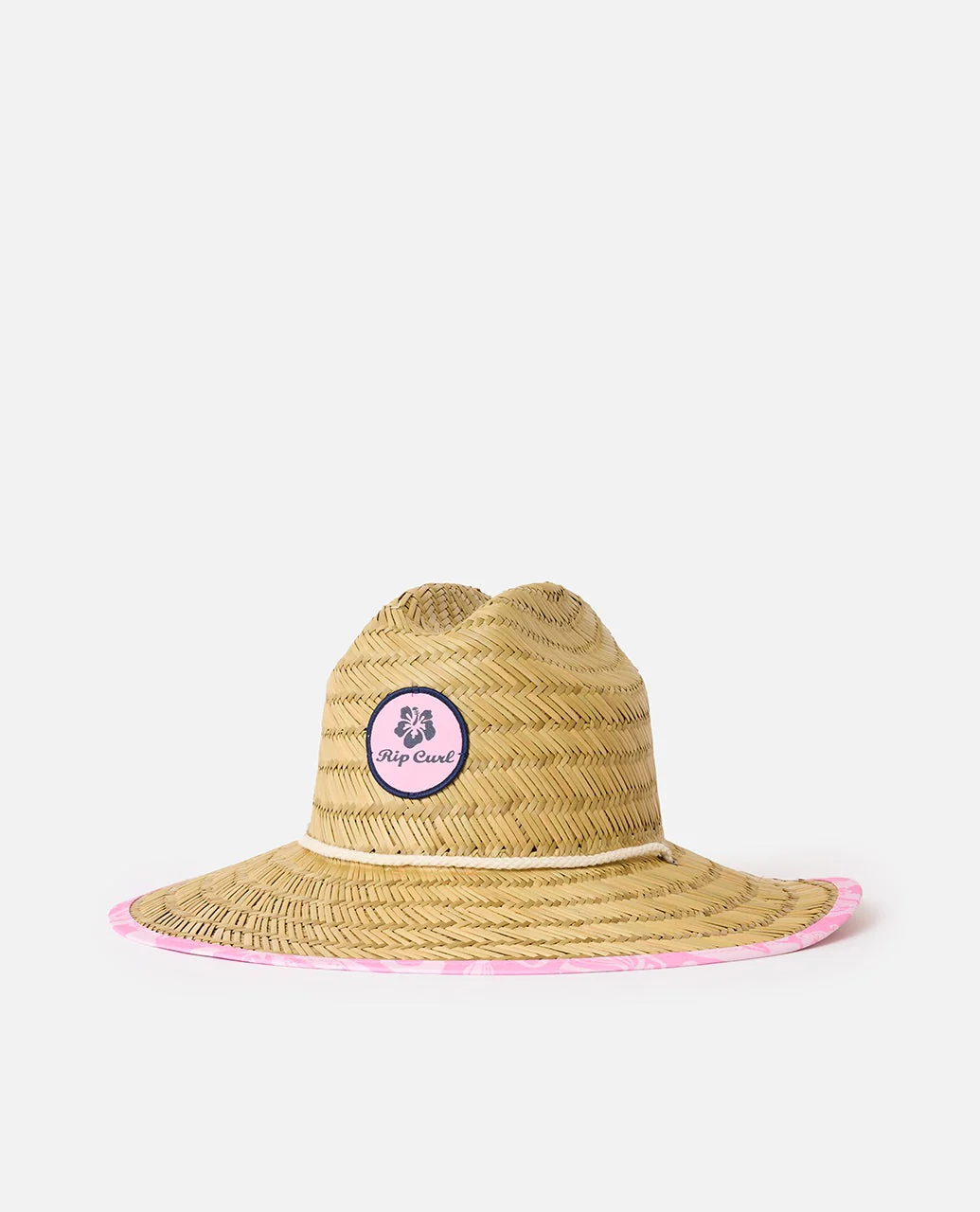Mixed Straw Sun Hat - Girls
