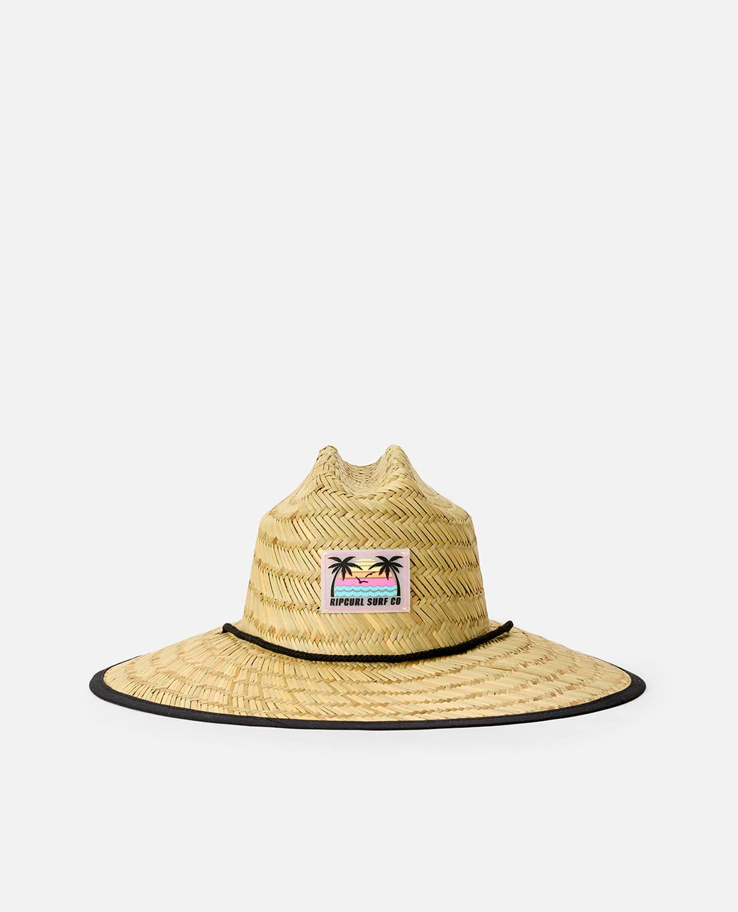 Mixed Straw Sun Hat - Image 2