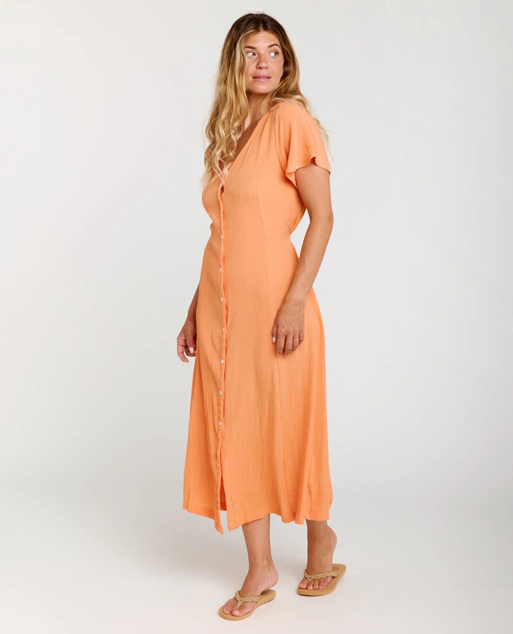 Molokaï Short Sleeve Long Dress - Image 2