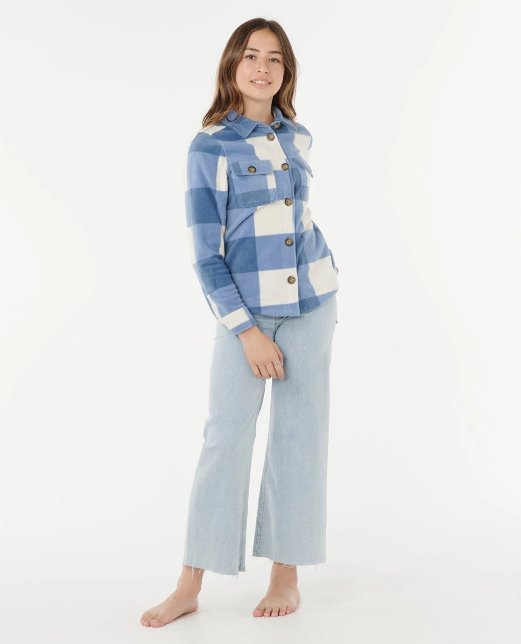 Neon Isles Fleece Long Sleeve Shirt - Kids - Image 4