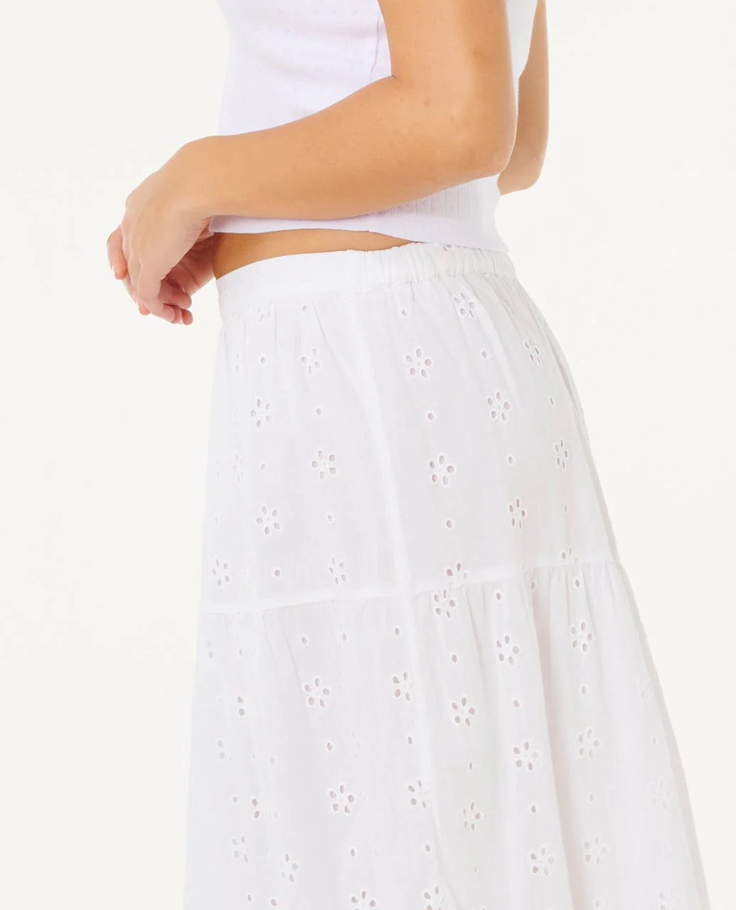 Oasis Broderie Maxi Skirt - Image 3