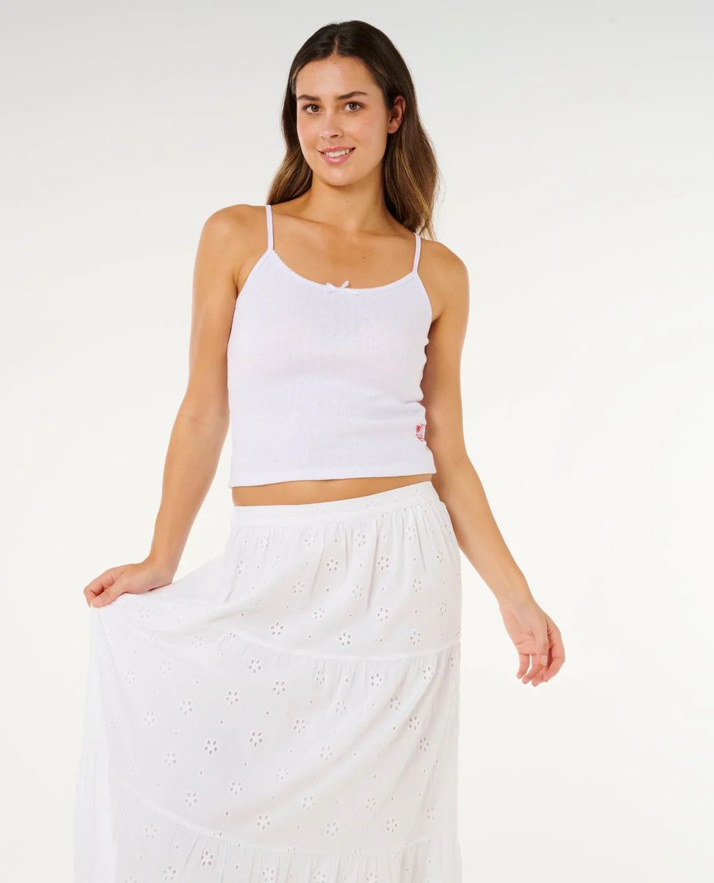 Oasis Broderie Maxi Skirt - Image 6