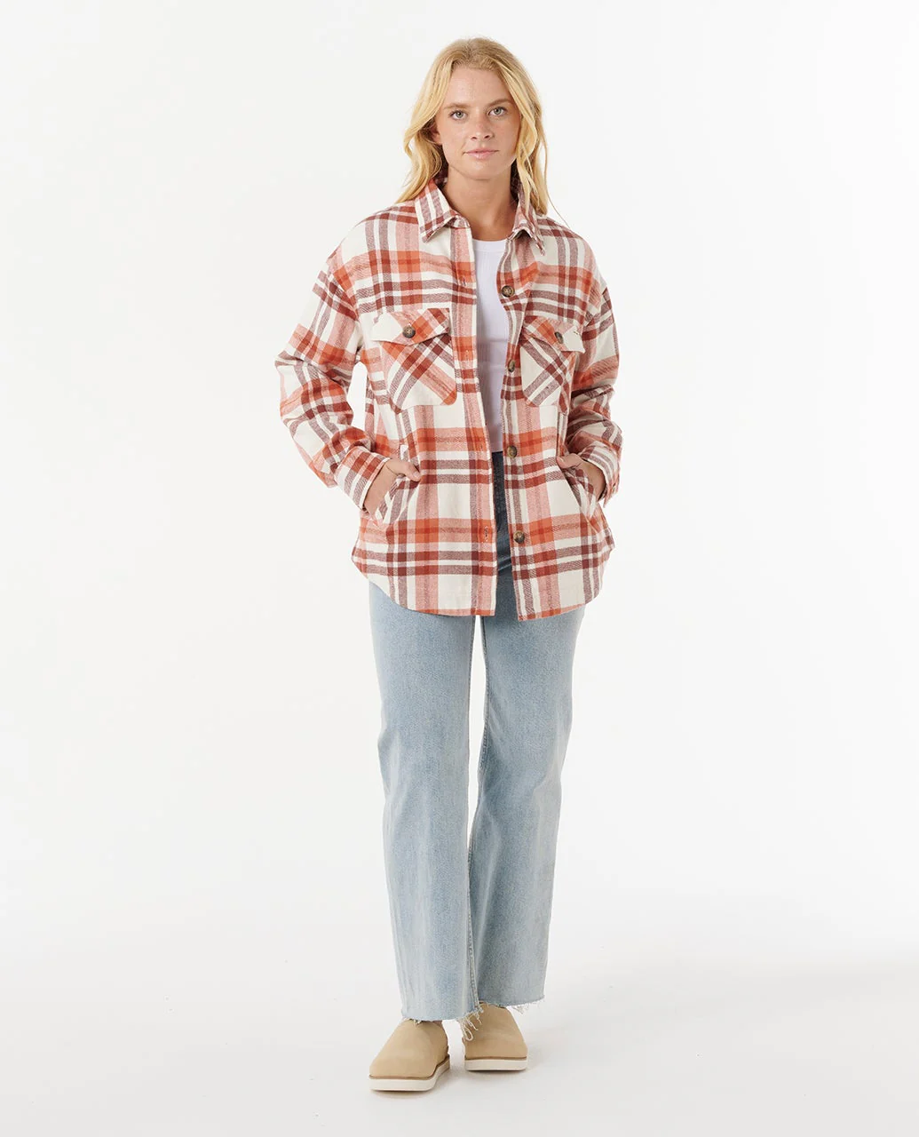 Oceanic Long Sleeve Flannel Shirt - Image 4