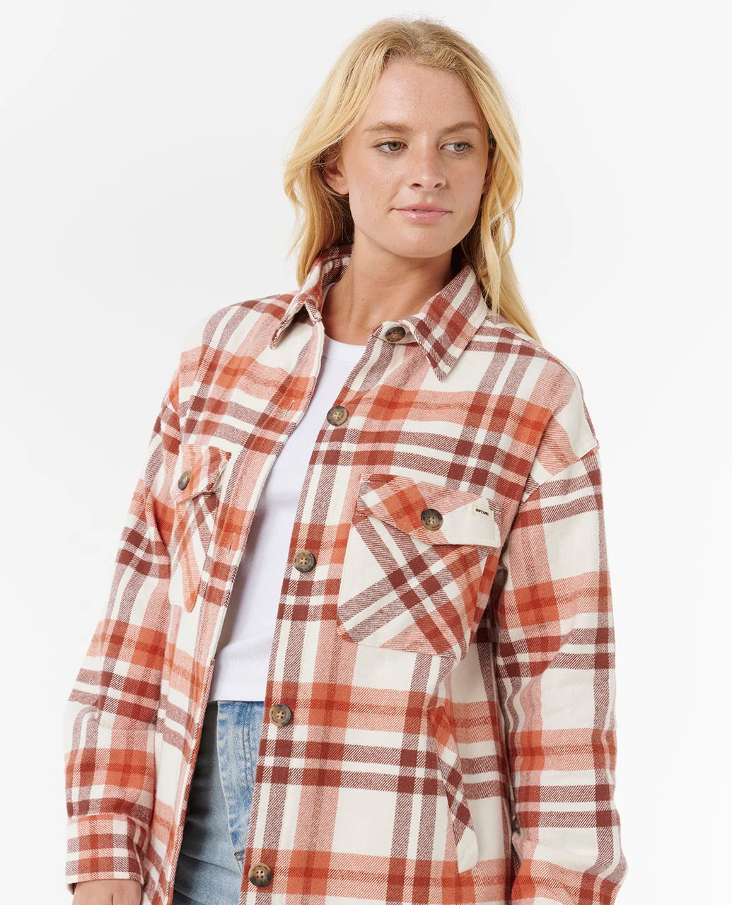 Oceanic Long Sleeve Flannel Shirt - Image 6