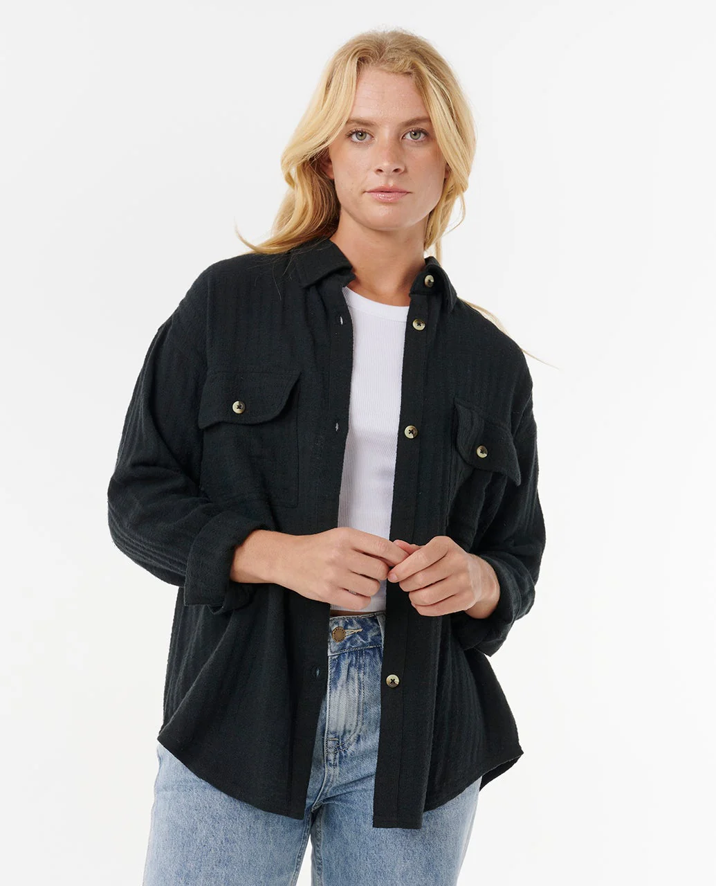 Oceanic Textured Shacket - Image 6