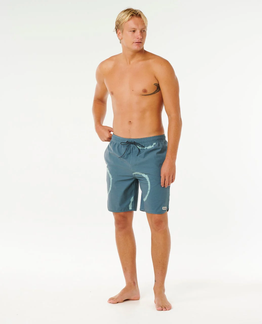 Pacific Rinse Dye Volley Boardshort - Image 4