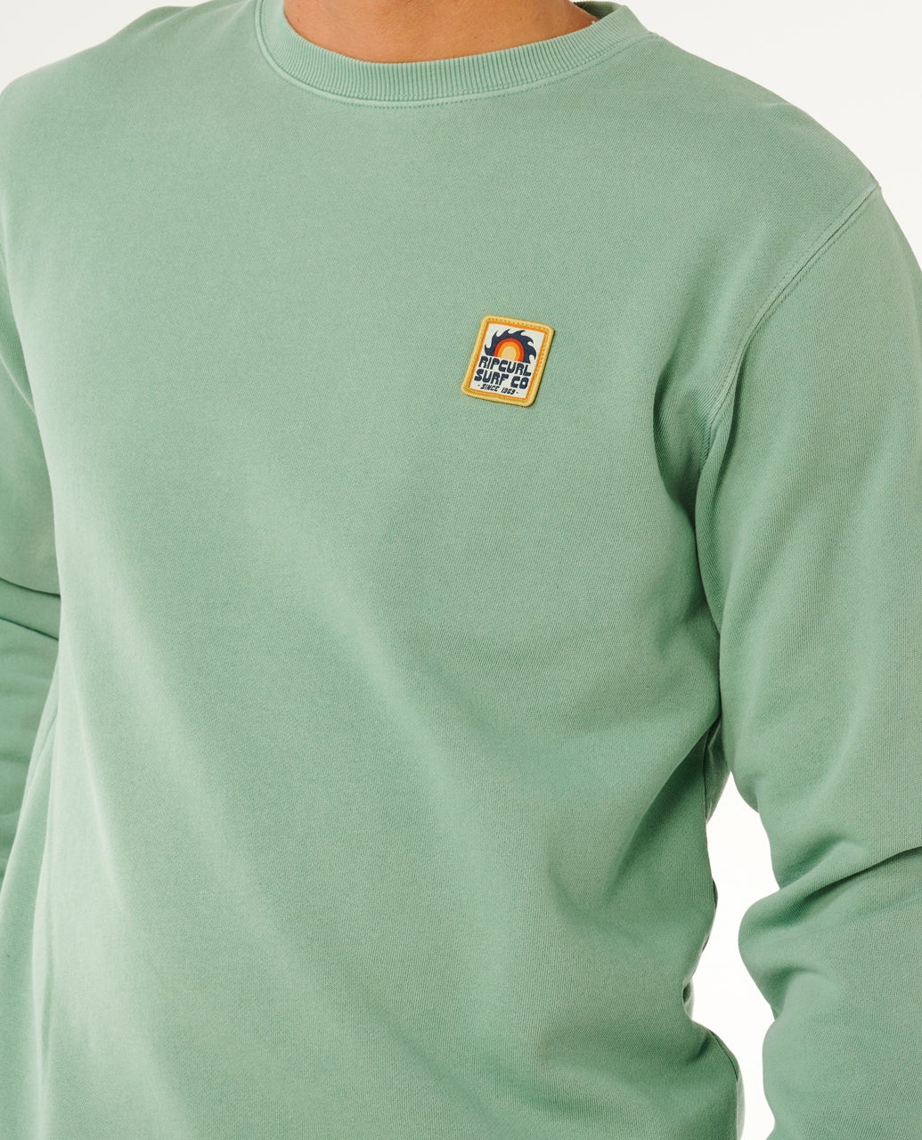 Pacific Rinse Patch Crew Fleece - Image 5