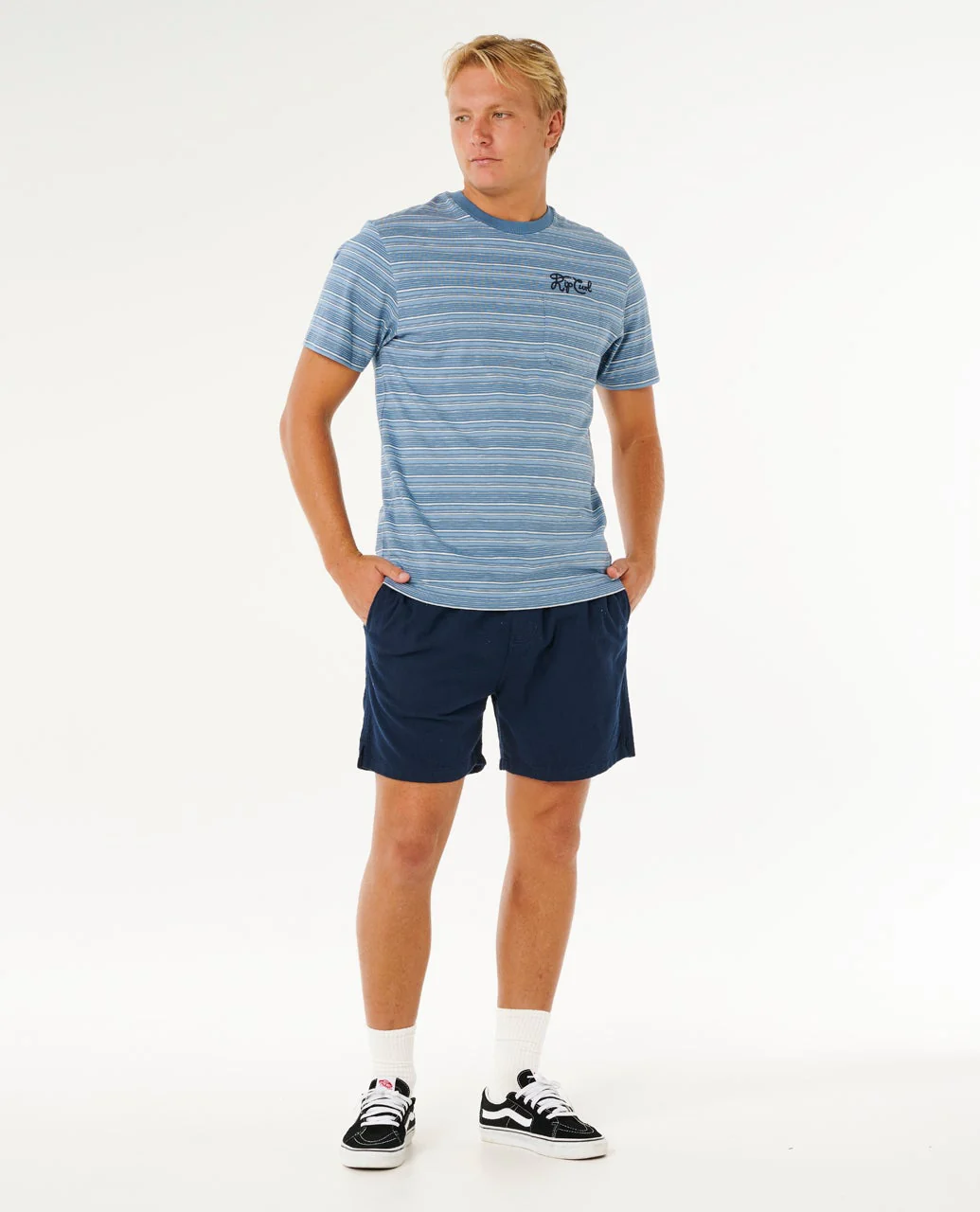 Pacific Rinse Stripe Tee - Image 4