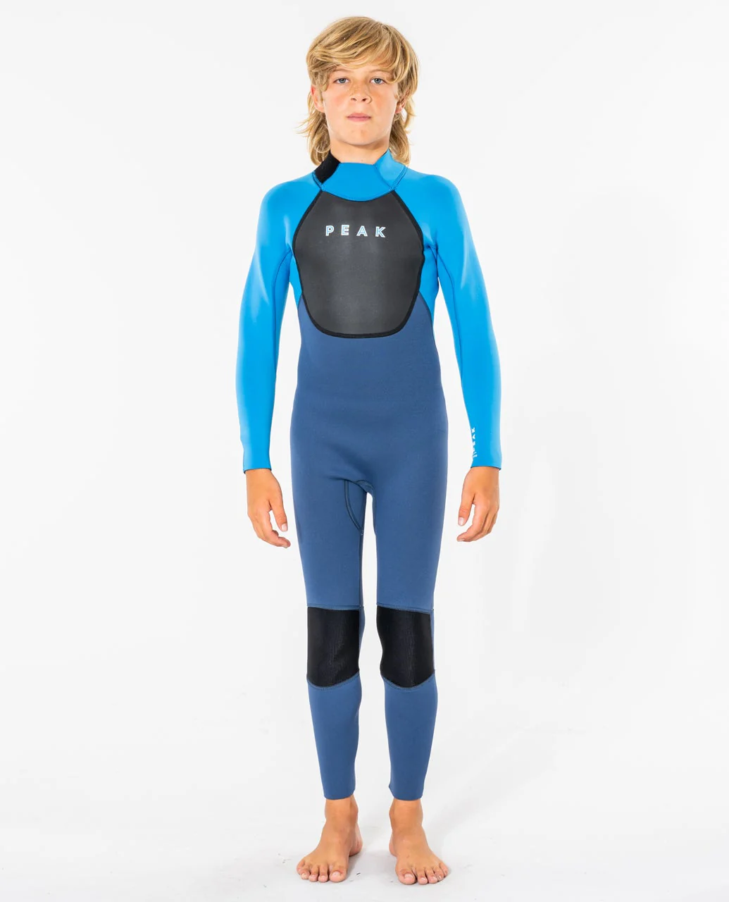Peak Energy 3/2 Flat Lock Back Zip Kids Wetsuit - Image 3