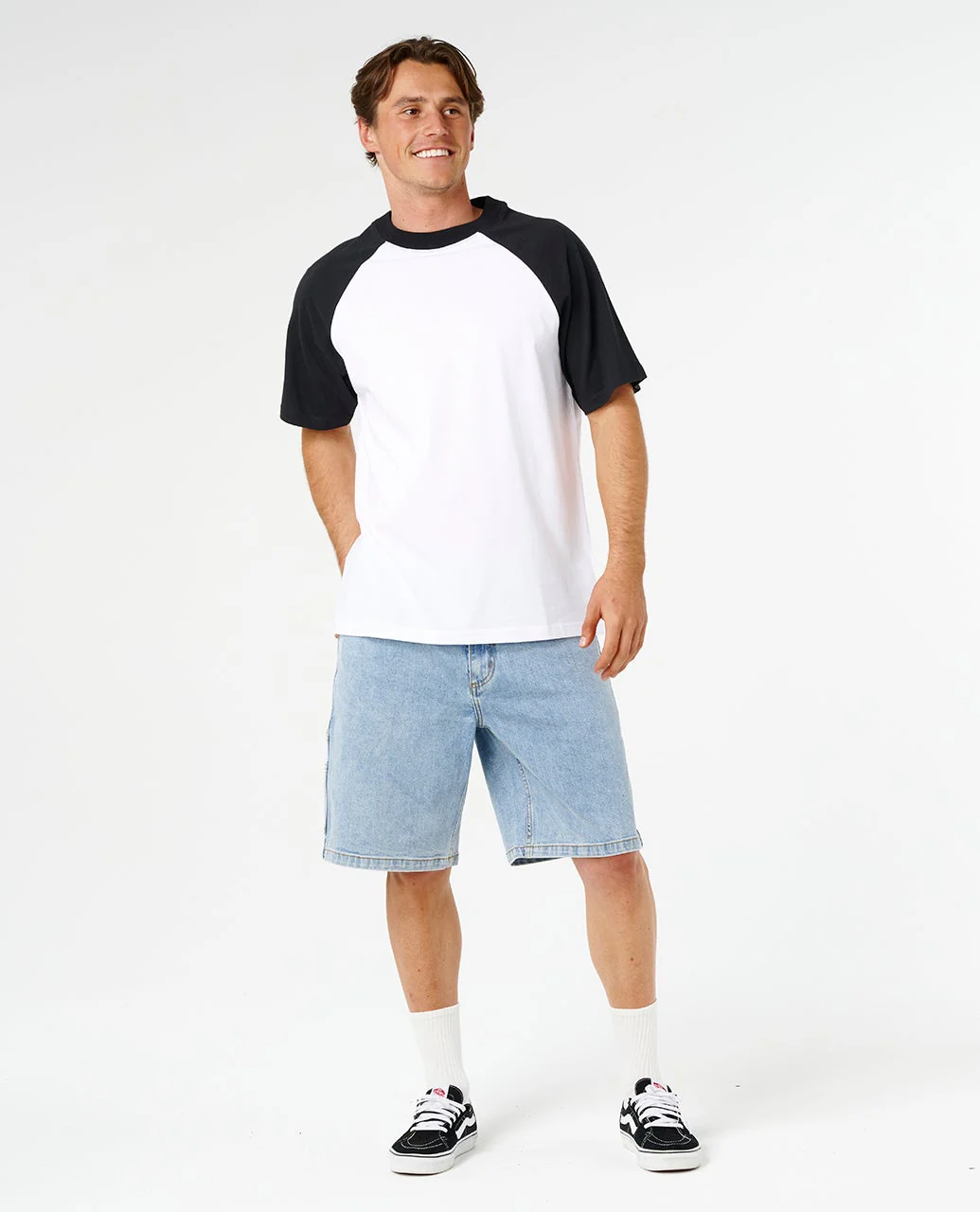 Plain Raglan Tee - Image 4