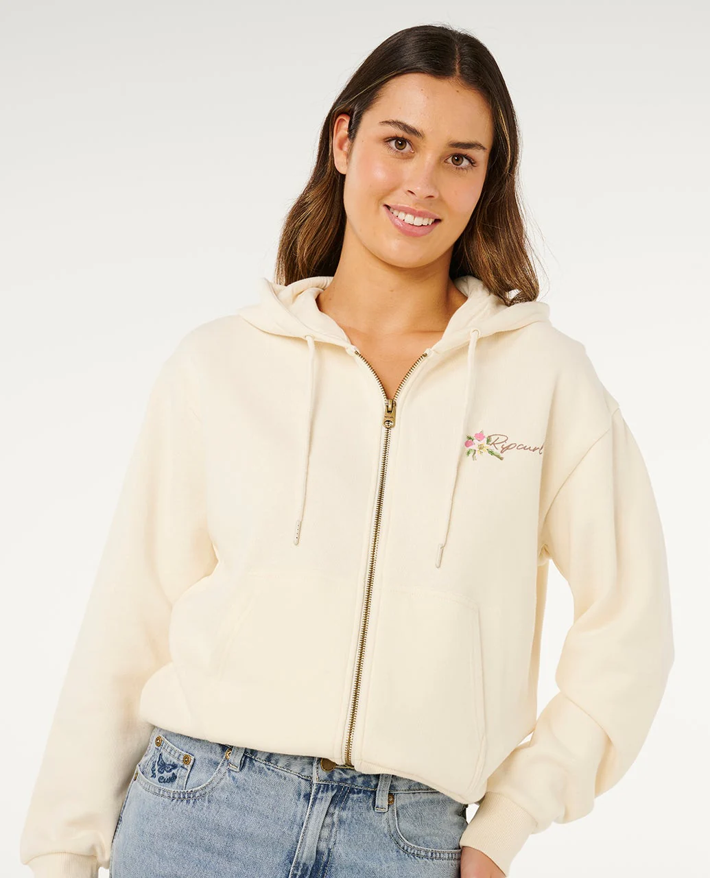 Poolside Zip Thru Relaxed Hood Fleece - Image 6