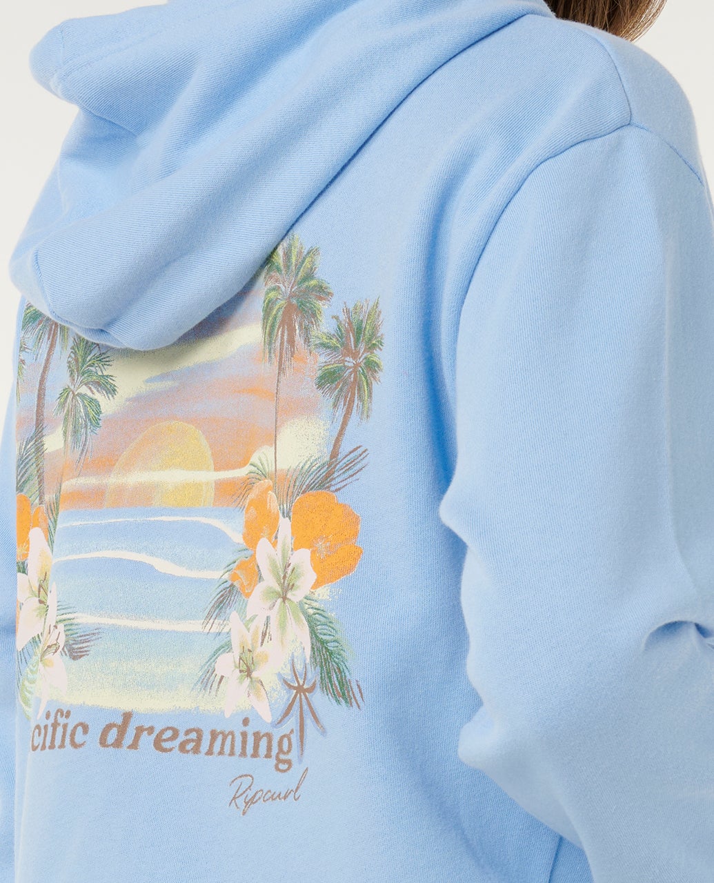 Poolside Zip Thru Relaxed Hood Fleece - Image 5