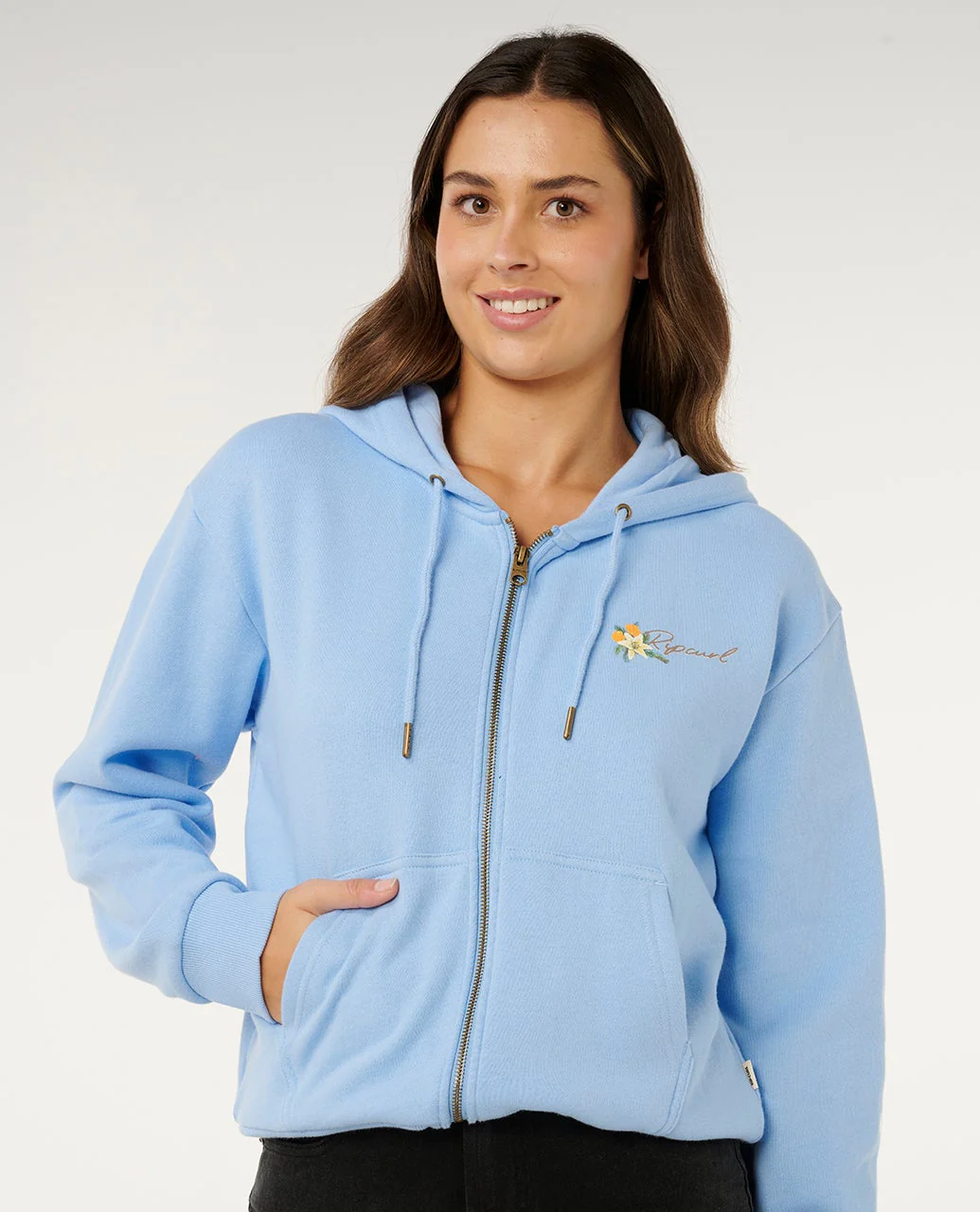 Poolside Zip Thru Relaxed Hood Fleece - Image 6