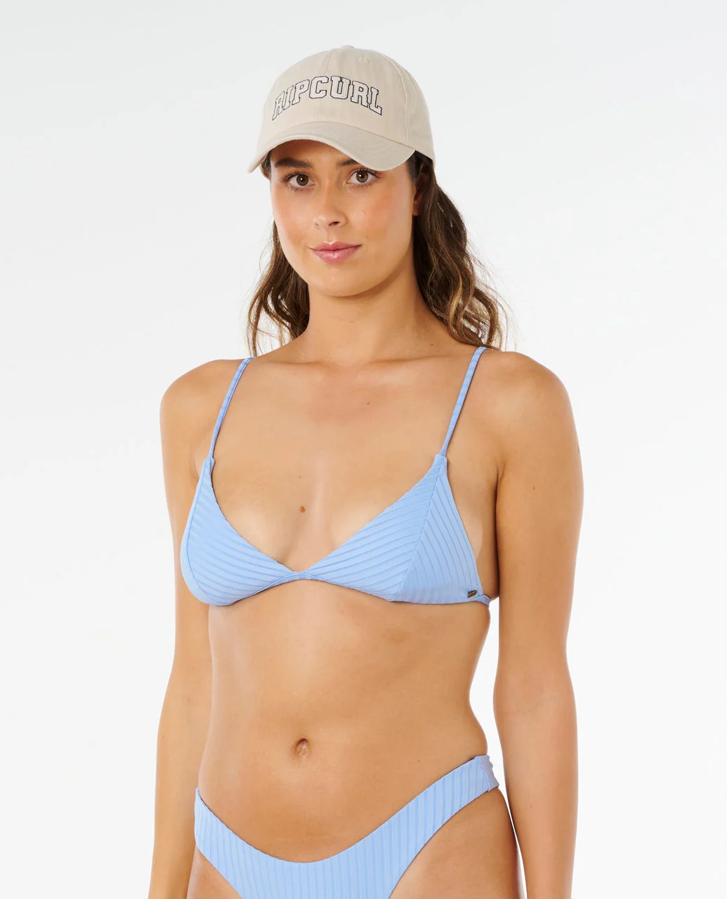 Premium Surf Banded Fixed Triangle Bikini Top