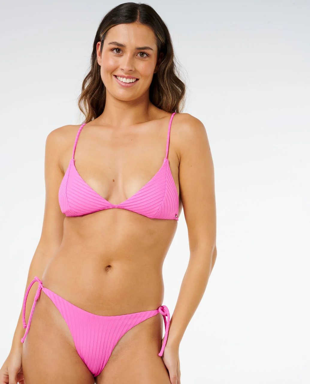 Premium Surf Banded Fixed Triangle Bikini Top - Image 6