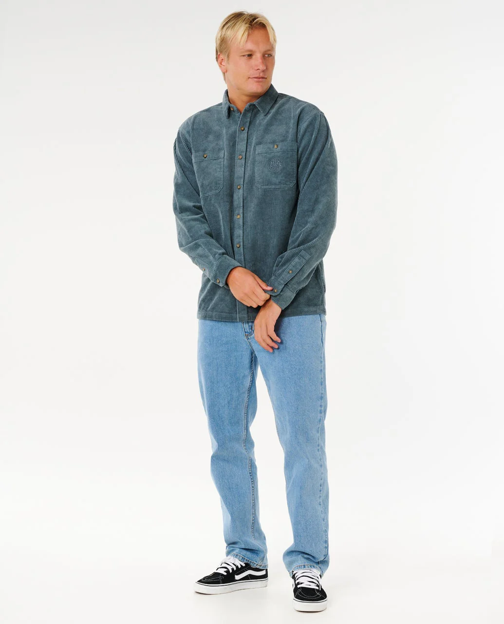 Premium Surf Cord Long Sleeve Shirt - Image 4