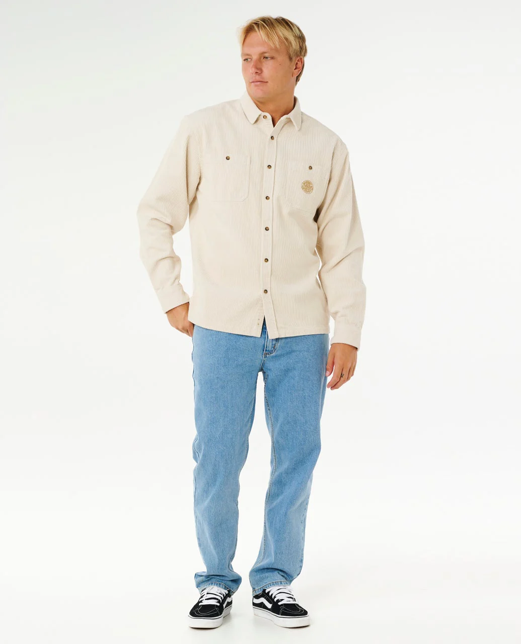 Premium Surf Cord Long Sleeve Shirt - Image 4