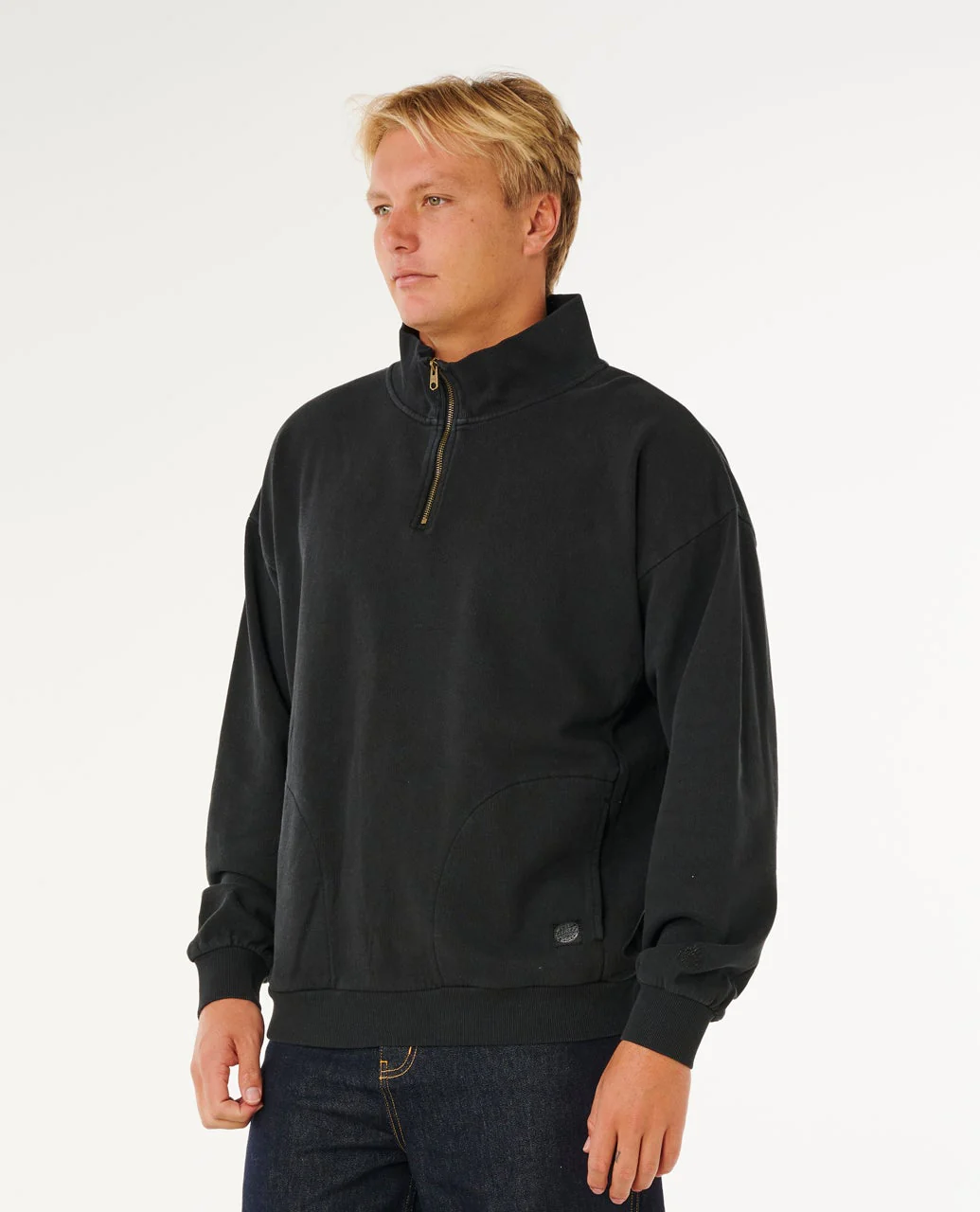Premium Surf Qtr Zip Crew Fleece - Image 4