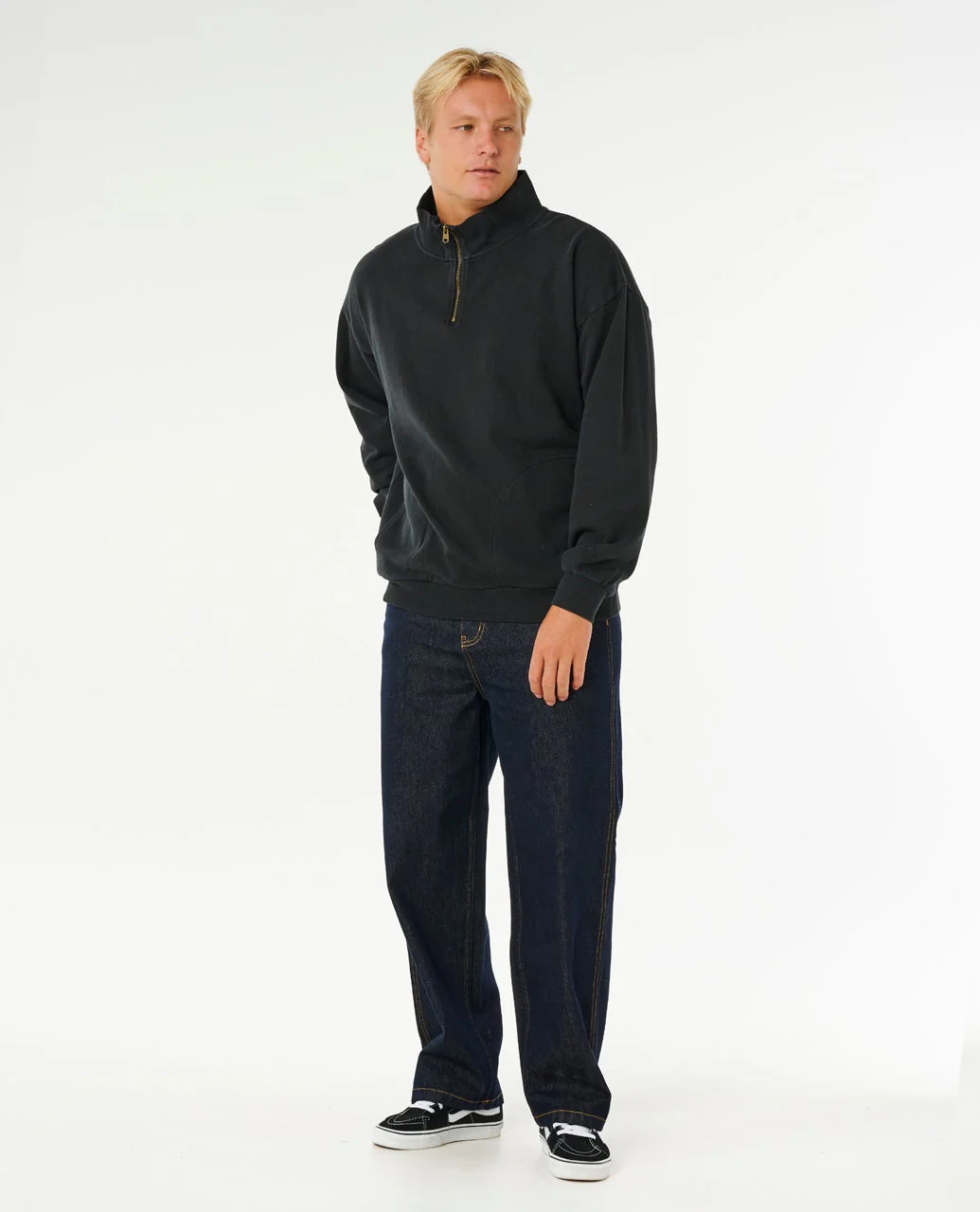 Premium Surf Qtr Zip Crew Fleece - Image 5