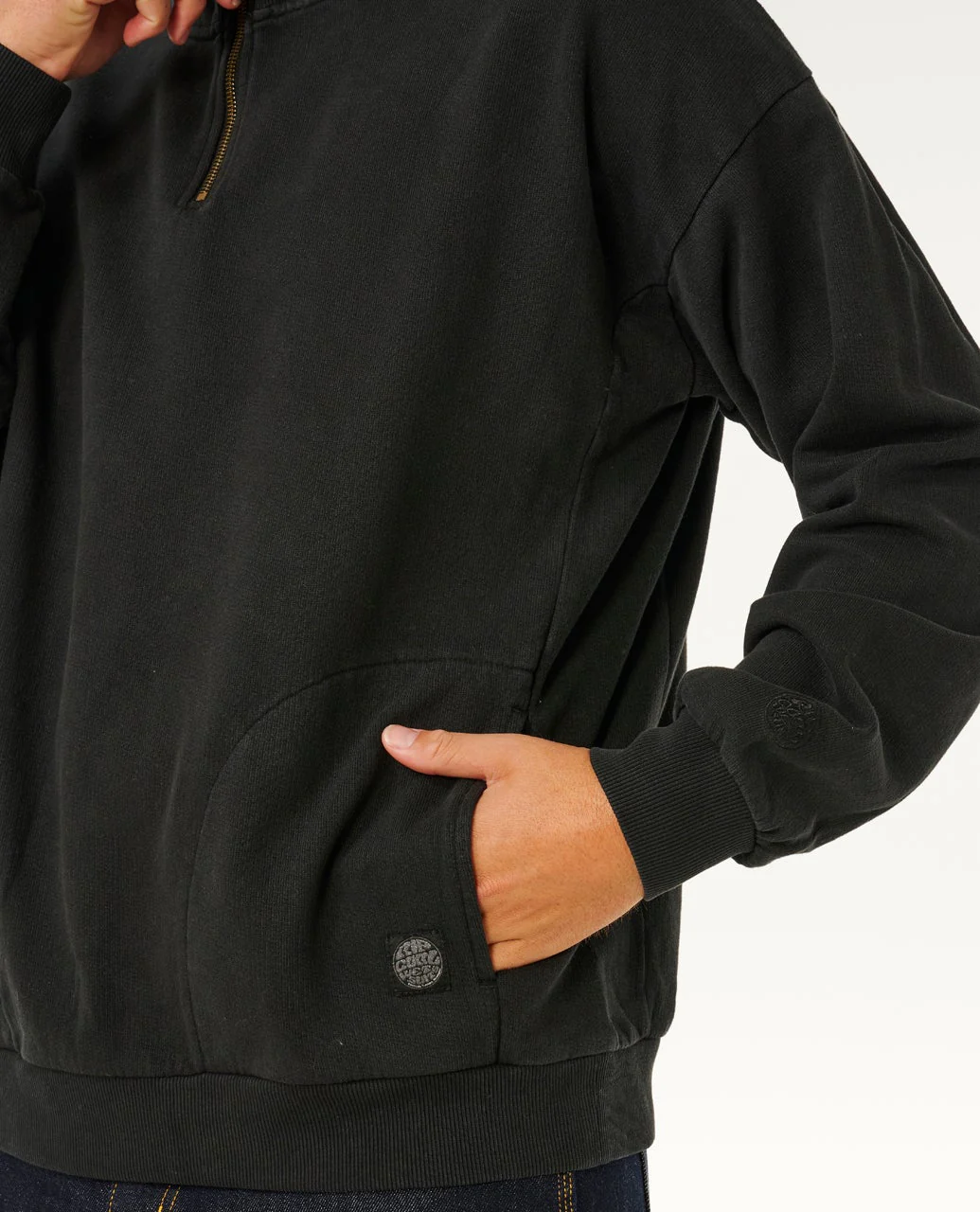 Premium Surf Qtr Zip Crew Fleece - Image 6