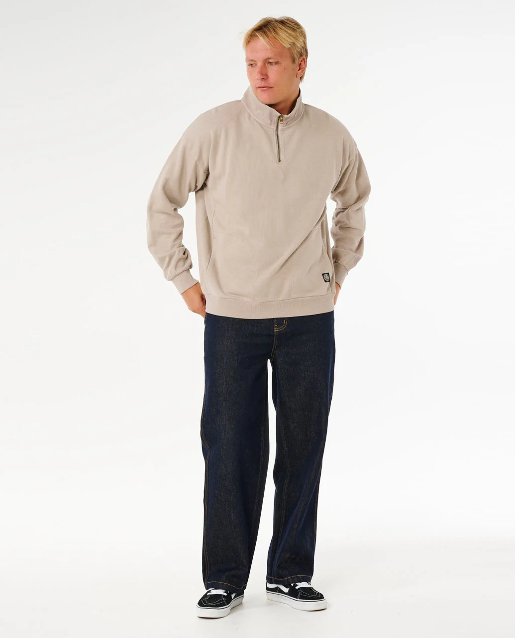 Premium Surf Qtr Zip Crew Fleece - Image 4