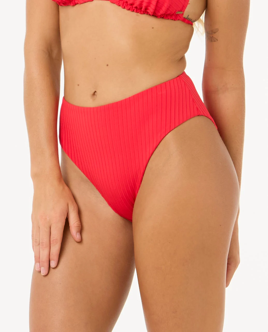 Premium Surf Retro High Good Coverage Bikini Bottom - Image 2