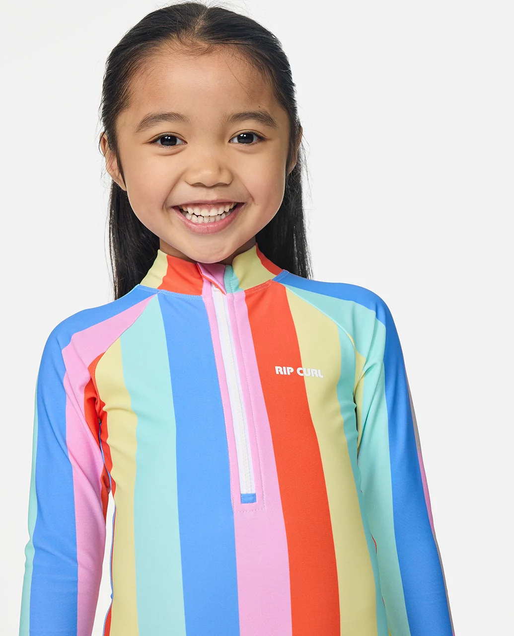 Rainbow Stripe Surf Suit Girl - Image 4