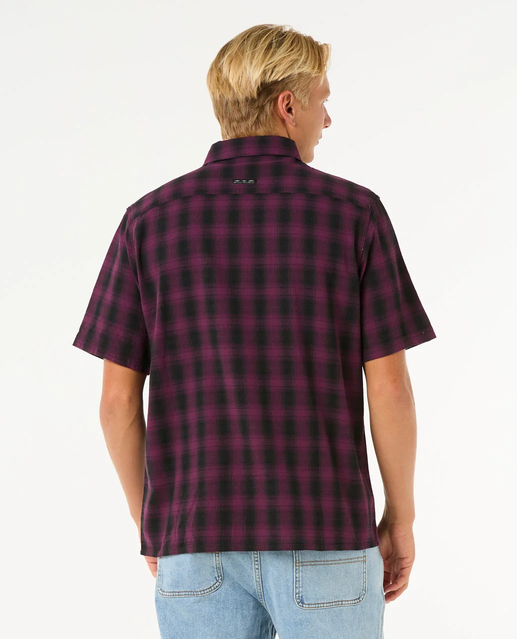 Raw Energy Short Sleeve Plaid Shirt - Image 6