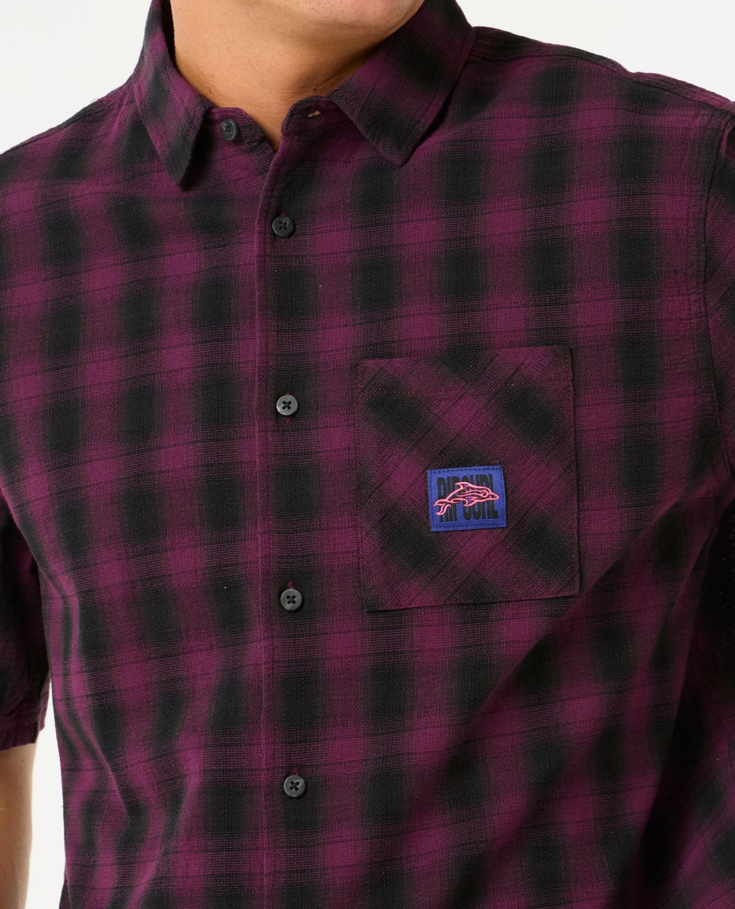 Raw Energy Short Sleeve Plaid Shirt - Image 9