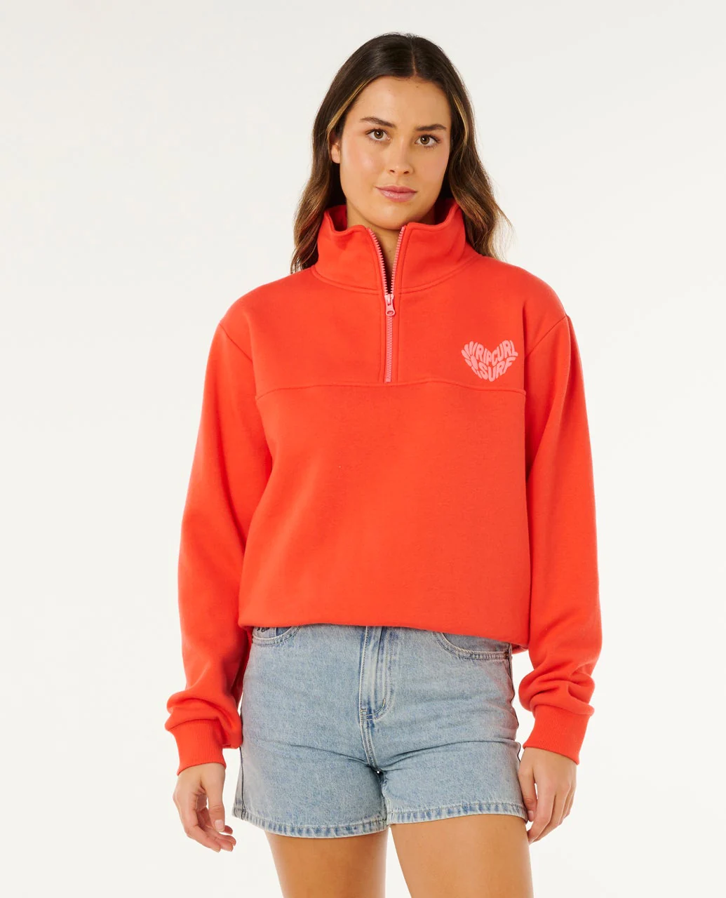 Rc Heart Half Zip Fleece