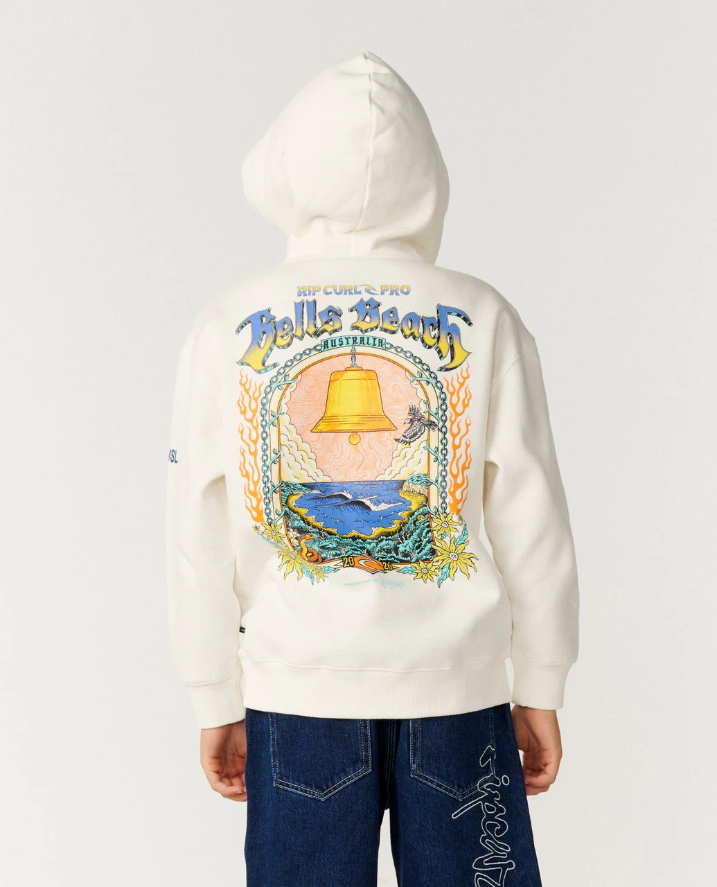 Rip Curl Pro Bells 26 Hood Fleece Boy - Image 4