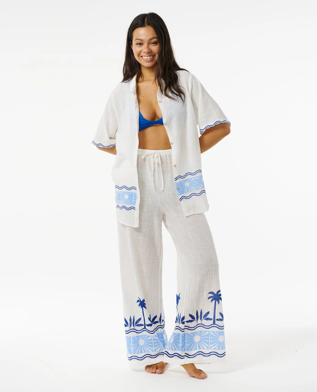 Santorini Sun Printed Pant - Image 4