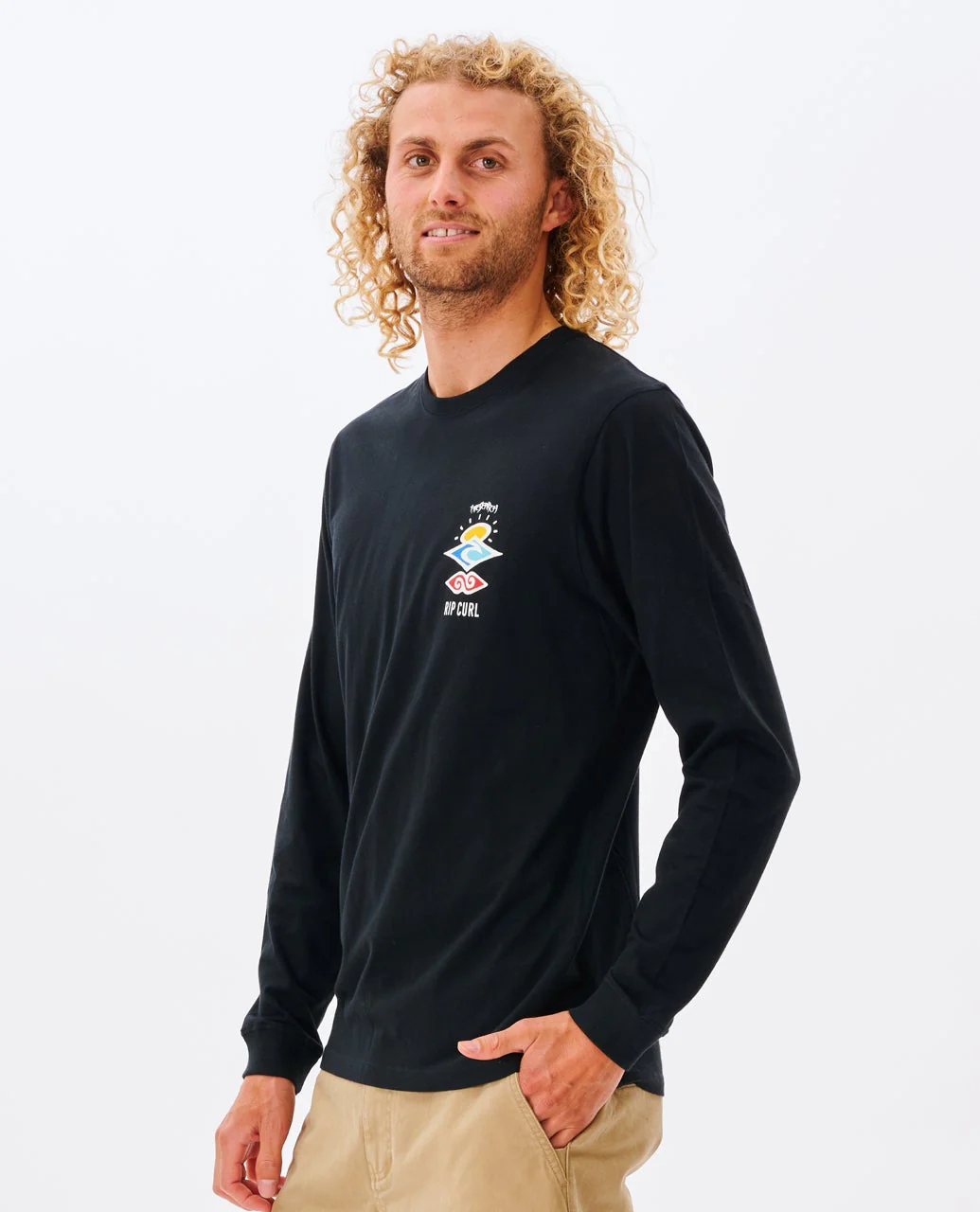 Search Icon Long Sleeve Tee - Image 2