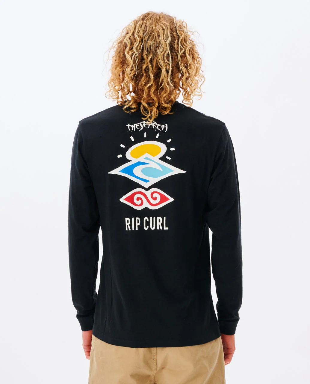 Search Icon Long Sleeve Tee - Image 4