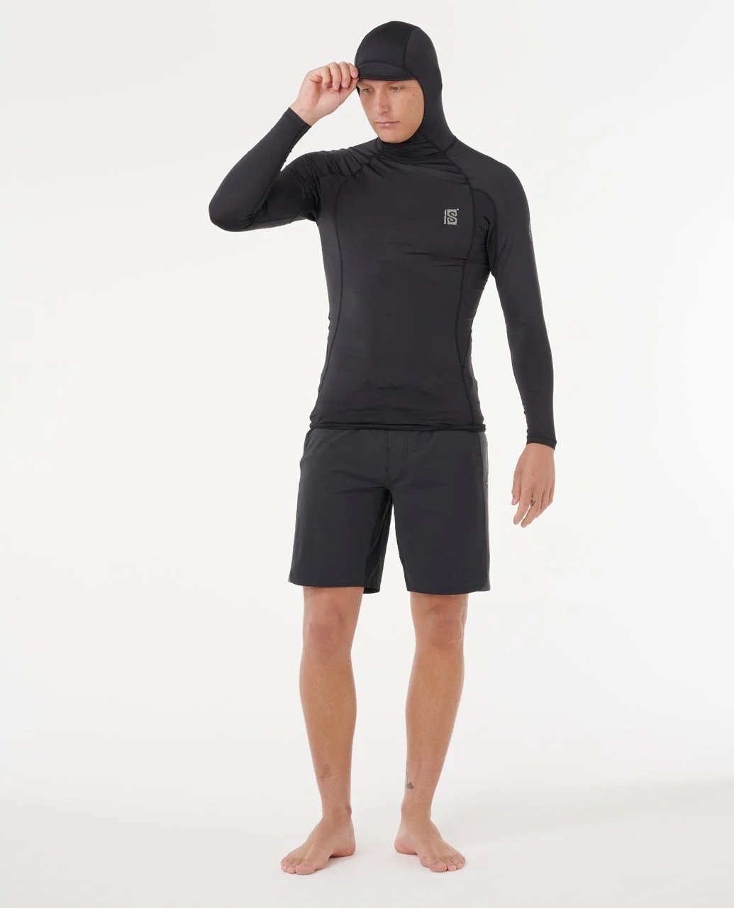 Search UPF50 Performance Hood Long Sleeve Rash Vest - Image 4