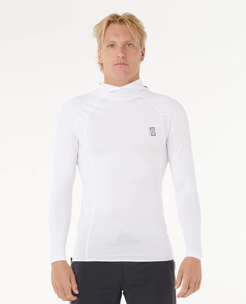 Search UPF50 Performance Hood Long Sleeve Rash Vest - Image 5