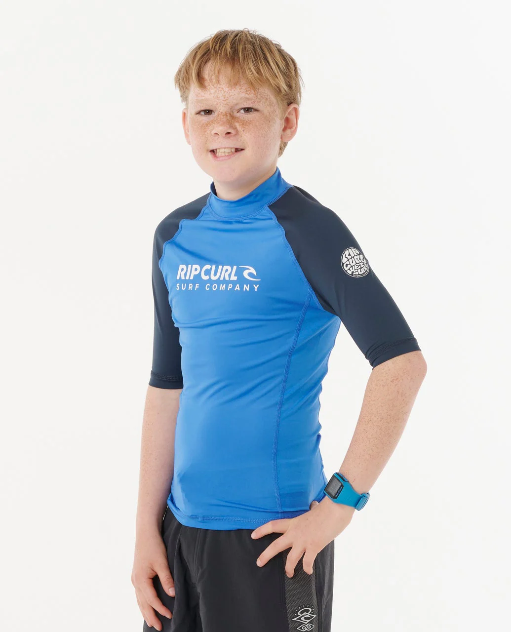 Shock UPF Short Sleeve Rash Vest Kids - Image 3