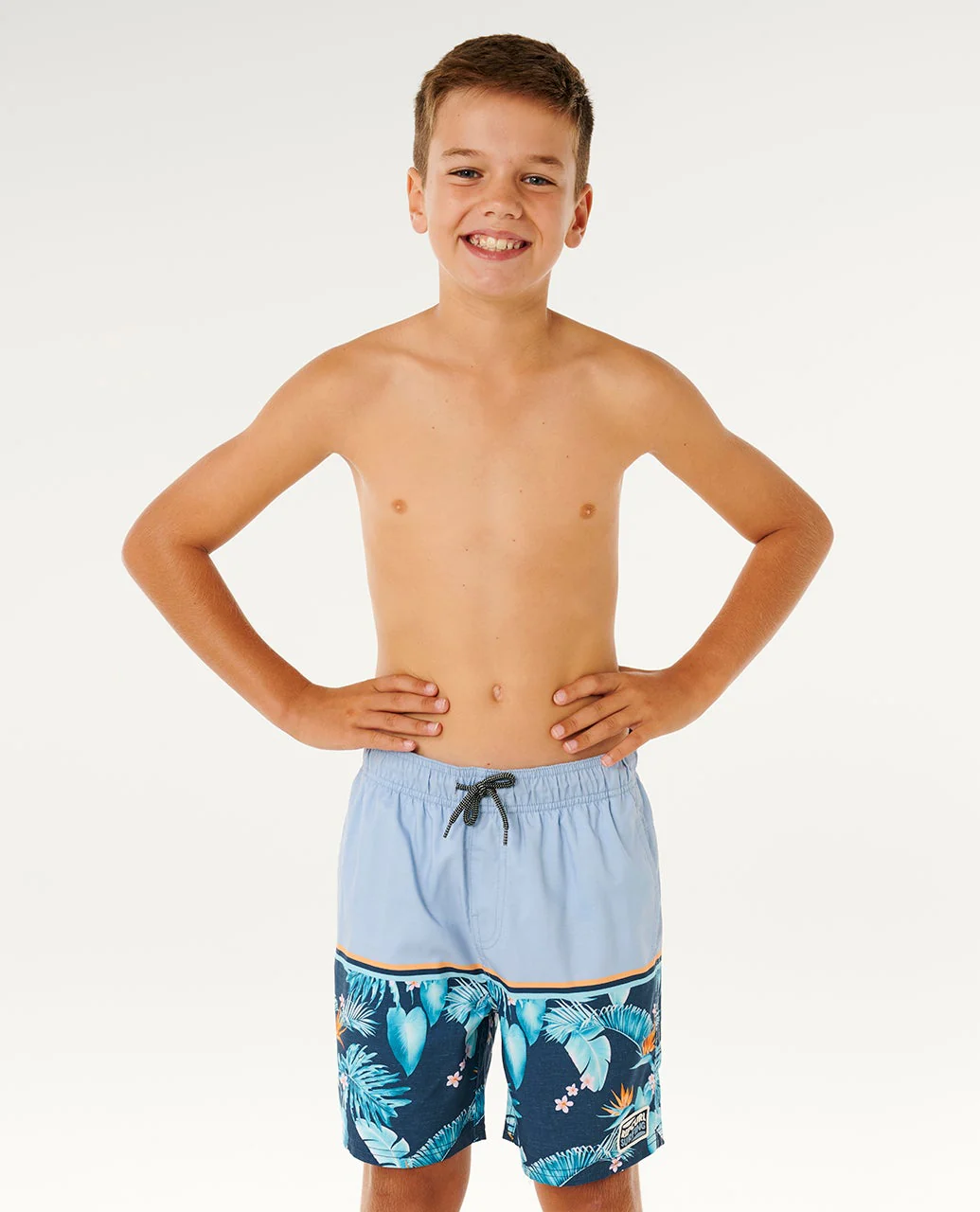 Streamline Stripe Volley Boardshort - Kids - Image 6
