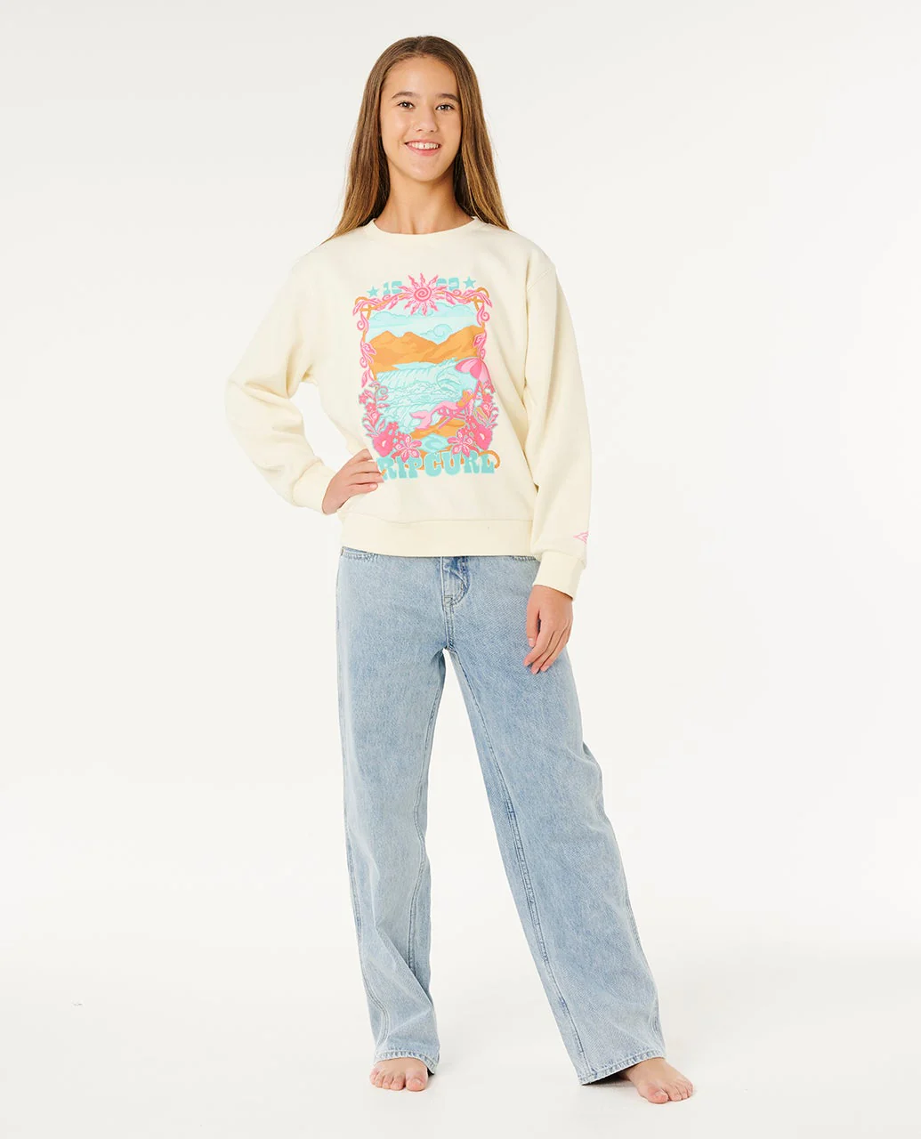 Sunshine Squad Crew fleece Girl - Image 4