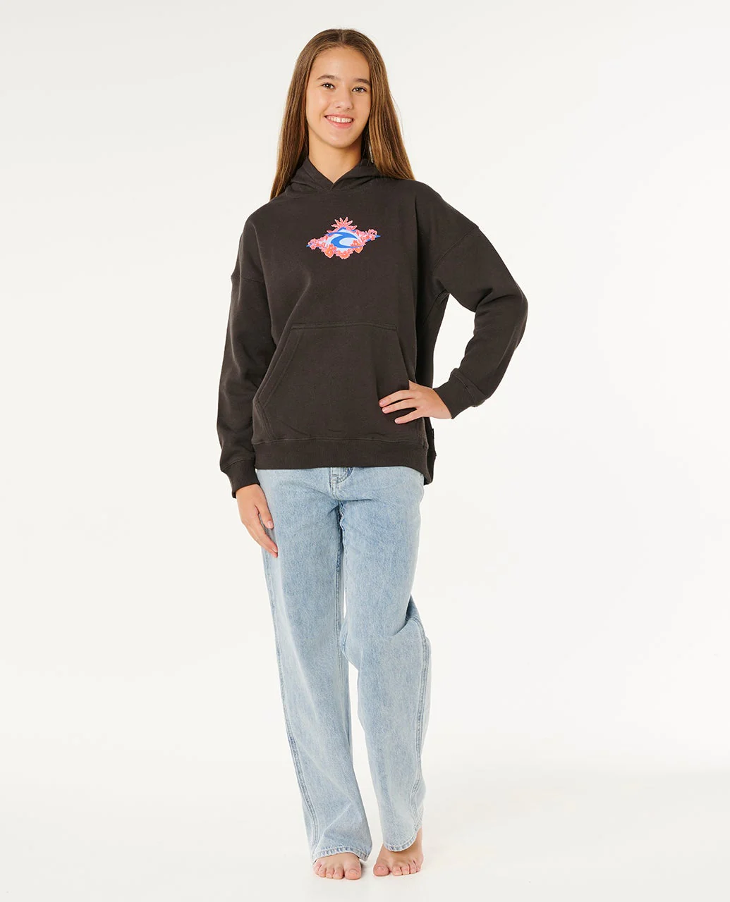 Sunshine Squad Hood Fleece  Girl - Image 4