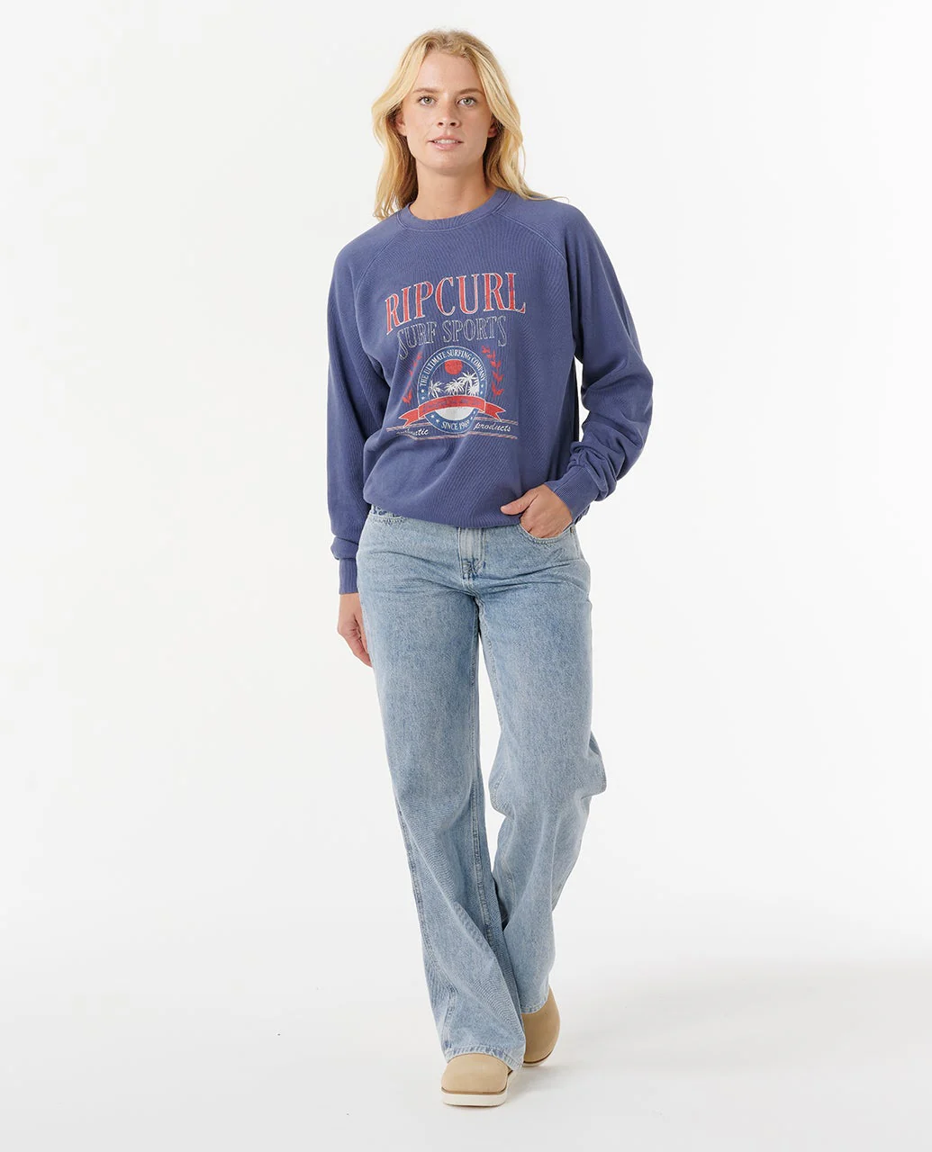Surf Dept. Relaxed Raglan Crew - Image 4