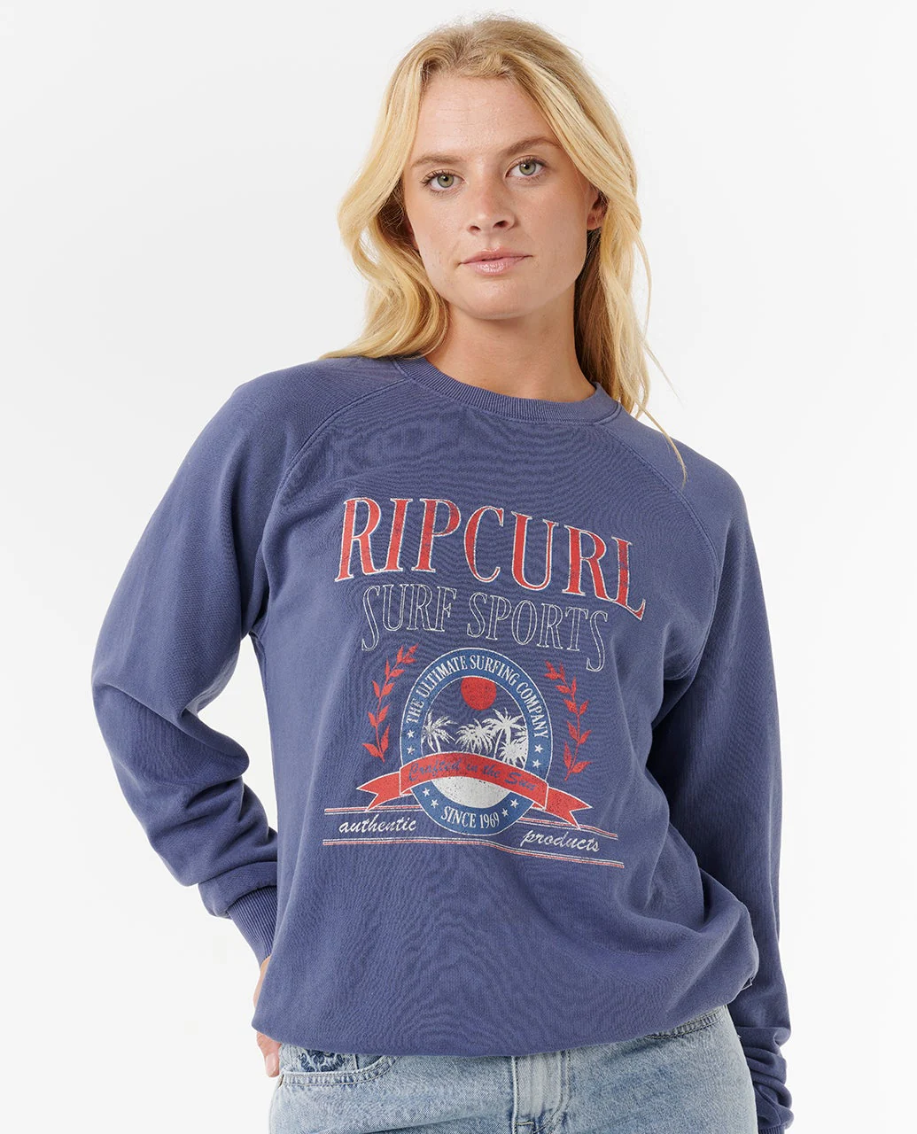Surf Dept. Relaxed Raglan Crew - Image 5