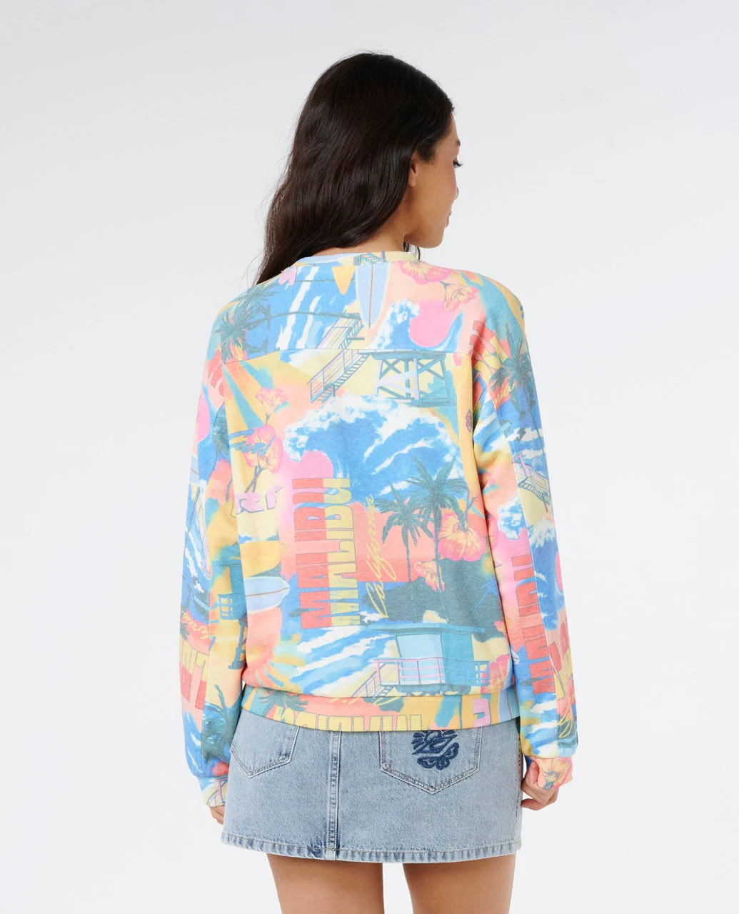 Surf Side Relaxed Crew Fleece - Image 2