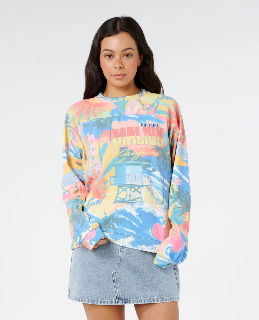 Surf Side Relaxed Crew Fleece - Image 3