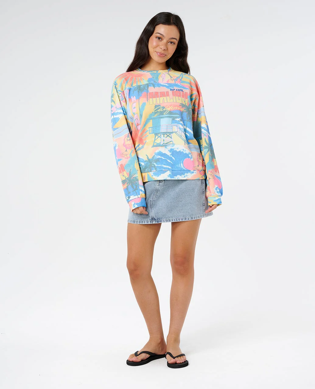 Surf Side Relaxed Crew Fleece - Image 4
