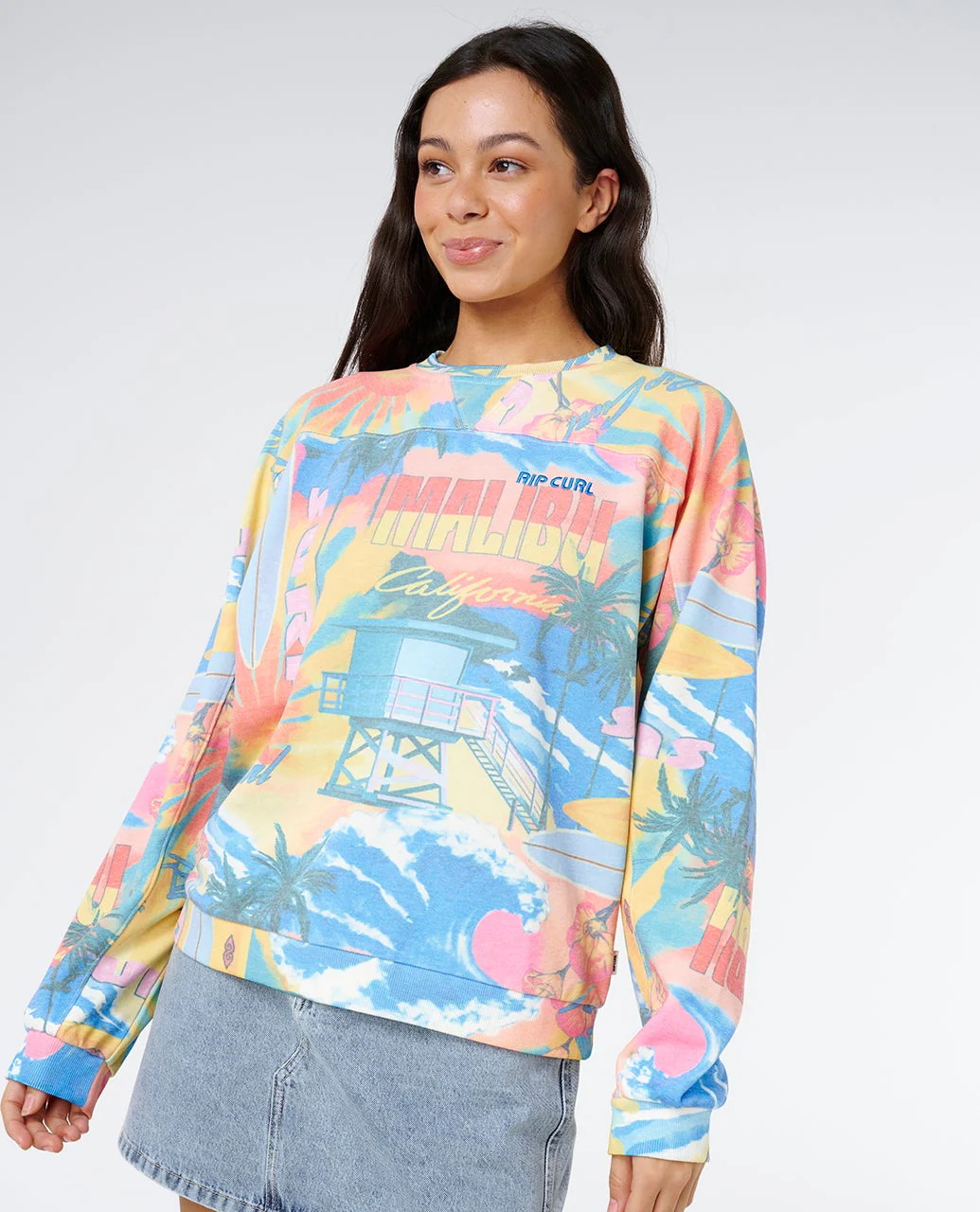 Surf Side Relaxed Crew Fleece - Image 6
