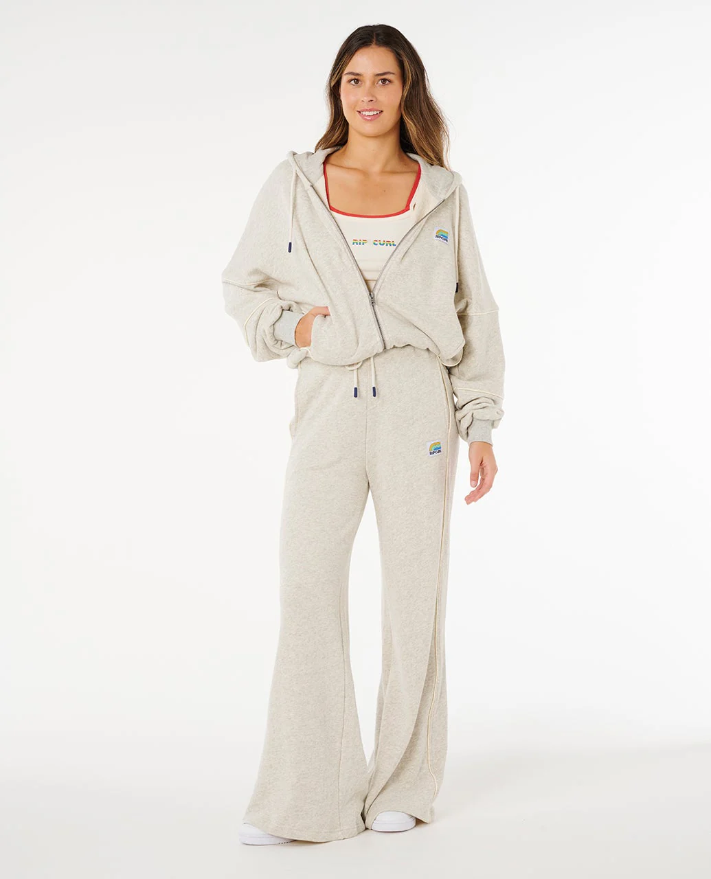 Surf Side Spliced Zip Through Fleece - Image 4