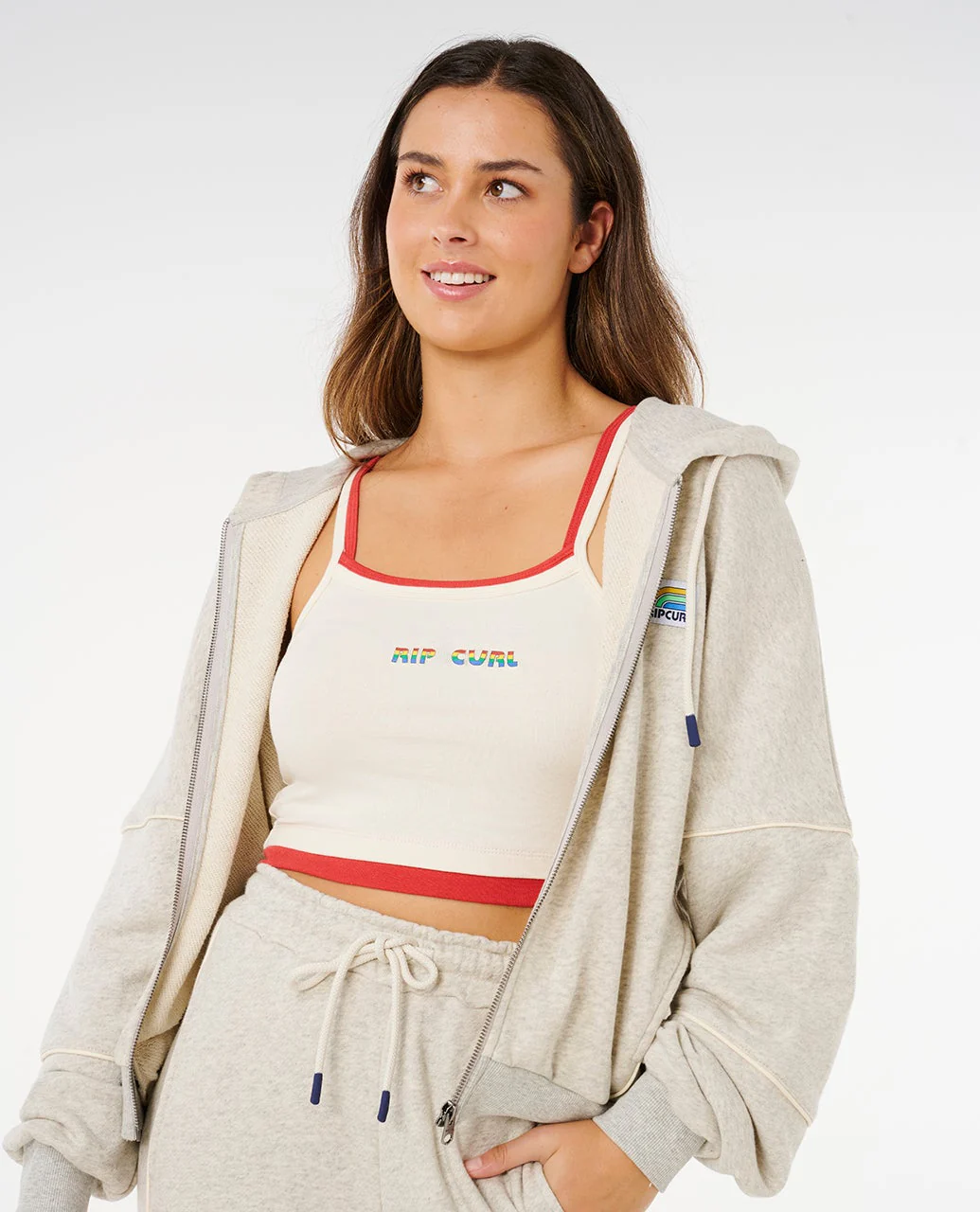 Surf Side Spliced Zip Through Fleece - Image 6